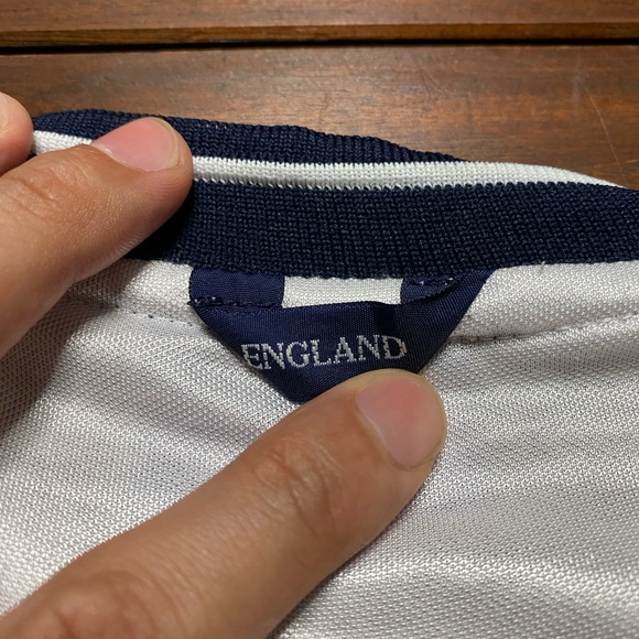 Umbro England 1999-01 Vintage Home White Soccer Jersey - Picture 7 of 8